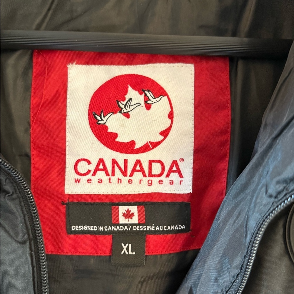 👀Host Pick👀 🇨🇦 Canada Weather Gear Men's Black Puffer Vest Size XL - Picture 3 of 9